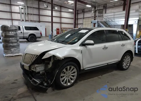 2013 Lincoln Mkx z USA, uszkodzony, nr VIN 2LMDJ8JKXDBL29516